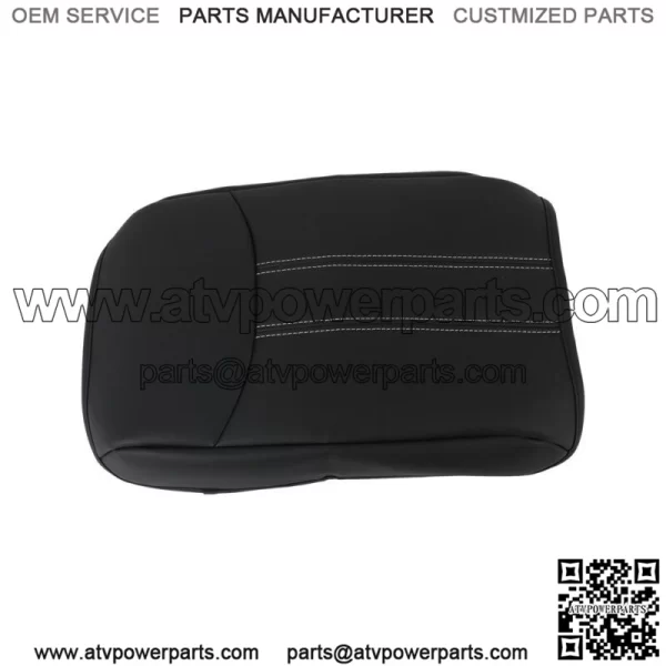 Center Console Pad Armrest Cover For 2023-2024 Honda Pilot Leather Black New - Image 3