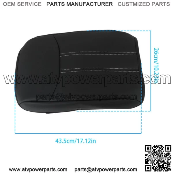 Center Console Pad Armrest Cover For 2023-2024 Honda Pilot Leather Black New - Image 5