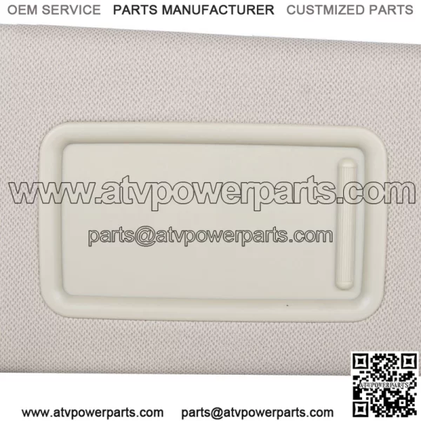 Front Right Side Sun Visor&Makeup Mirror Beige For 2011-2015 Hyundai Elantra MD - Image 2