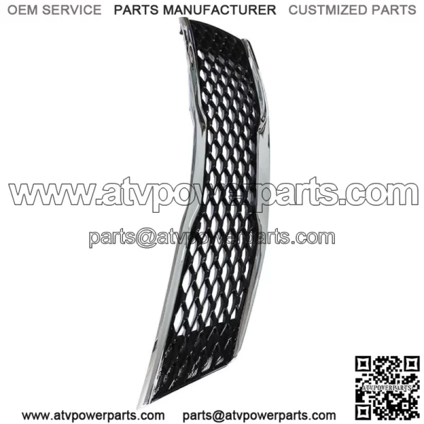 Fit For Kia 2016-18 Optima Lx Ex Front Upper Grille Black Chrome Honeycomb Grill - Image 4