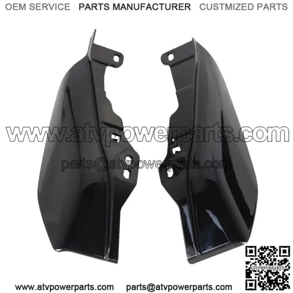 For Road King Street Glide 2017-2022 Mid-Frame Air Deflector Heat Shield Black - Image 2
