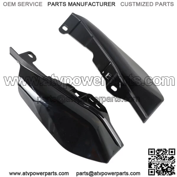 For Road King Street Glide 2017-2022 Mid-Frame Air Deflector Heat Shield Black - Image 3