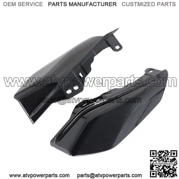 For Road King Street Glide 2017-2022 Mid-Frame Air Deflector Heat Shield Black - Image 4