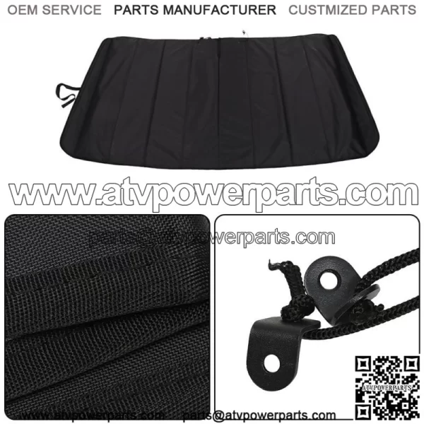 Insulated Blackout Front Windshield Cover For 2007-2022 Mercedes-Benz NCV3/VS30 - Image 3