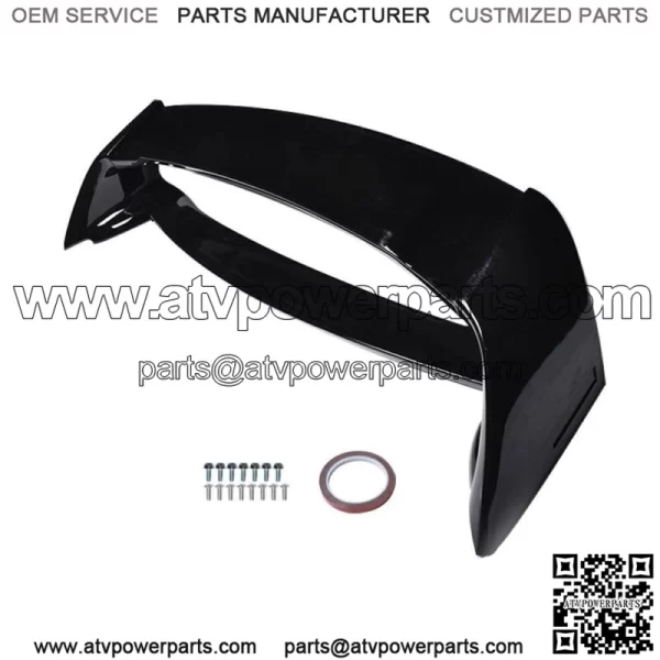 For 2006-2011 Civic 4DR Sedan Gloss Black Mugen Style Trunk Wing Spoiler - Image 2