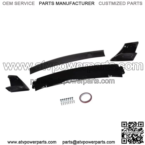 Trunk Spoiler Wing For 2006-2011 Honda Civic Sedan Mugen Style Glossy Black ABS - Image 3