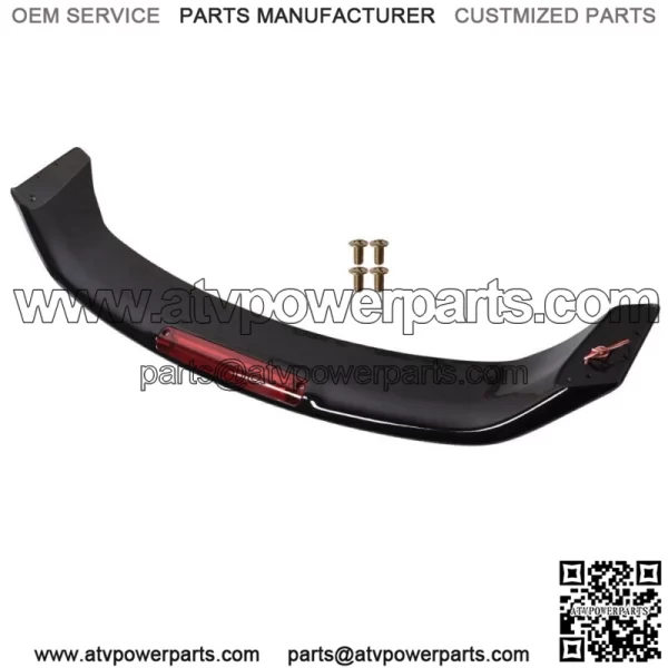 Trunk Spoiler Fit For 2013-2015 Honda Civic Painted Glossy Black Finish SI Style - Image 2