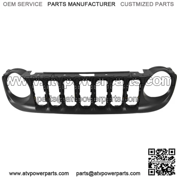 Replacement Black Bumper Upper & Lower Grille Grill For 2015-2019 Jeep Renegade - Image 3