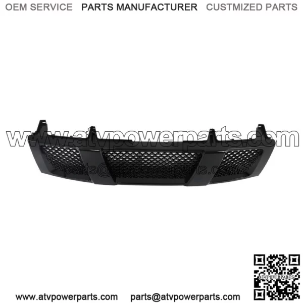 Fit For 2004-2007 Titan/Armada Front Hood Bumper Grill Grille Glossy Black - Image 3