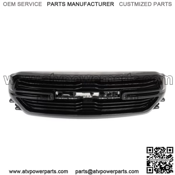 Front Mesh Upper Grille For 2019-2023 Dodge Ram 1500 Gloss Black 68366528AH - Image 3