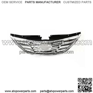 For Hyundai Sonata 2011 2012 2013 Front Upper Grille Grill Chrome Factory Style