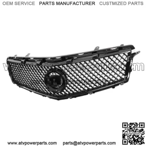 For 2013 2014 Cadillac ATS Front Bumper Grille Mesh Honeycomb Glossy Black