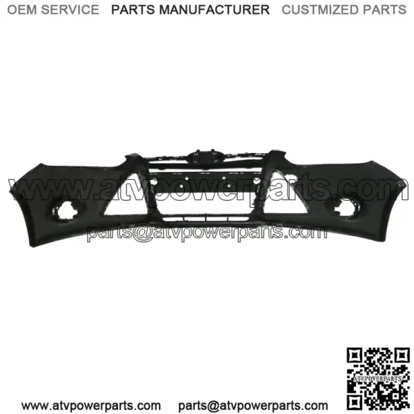 Primered Front Bumper Cover Fit For 2012 2013 2014 Ford Foc Sedan w/ Tow Hole - Image 3