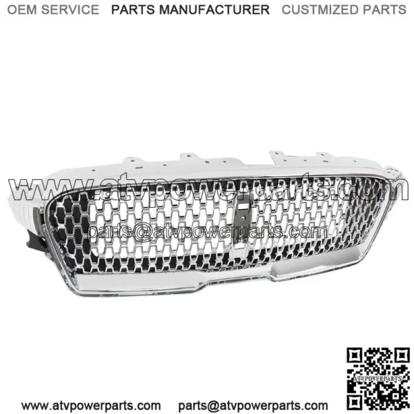 For 2017-2019 Lincoln MKZ Front Bumper Upper Grille Nickelplated HP5Z-8200-AA - Image 3