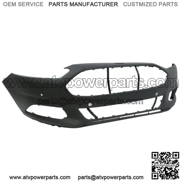 With Sensor Holes Front Bumper Cover For 2013-2016 Ford Fion FO1000680 - Image 2