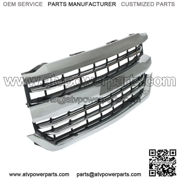 For 2016-2018 Chevrolet Silverado 1500 Front Bumper Grille Chrome 84056776 - Image 3
