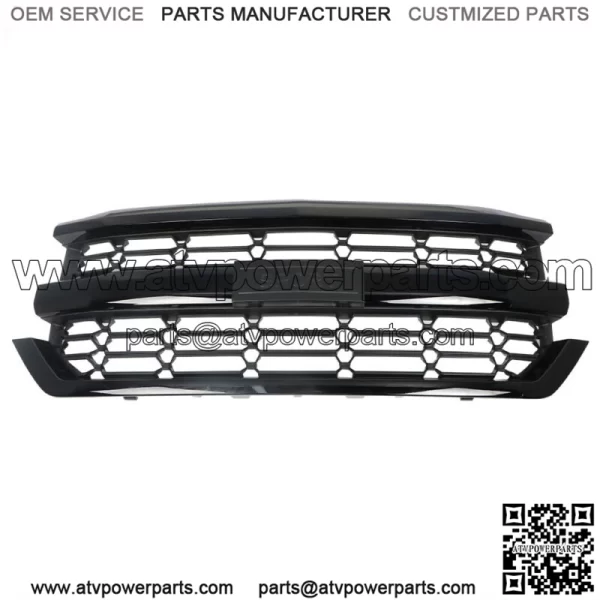 For 2016 2017 2018 Chevrolet Silverado 1500 Front Grille GM1200756C Black - Image 2
