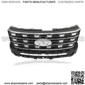For 2016 2017 Ford Explorer Front Bumper Grille Chrome FB5Z8200AC FO1200577C
