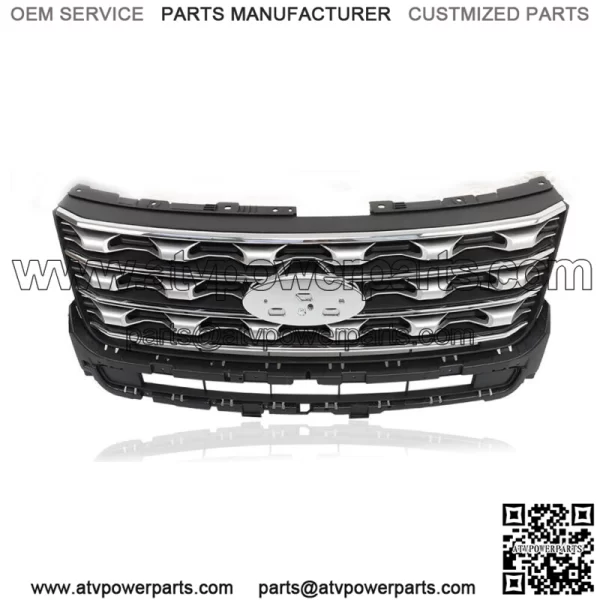 For 2016 2017 Ford Explorer Front Bumper Grille Chrome FB5Z8200AC FO1200577C