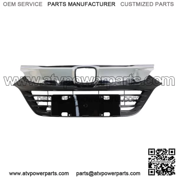 Fit For 2019 2020 2021 Honda HRV HR-V Front Bumper Grille Chrome Black HO1200240