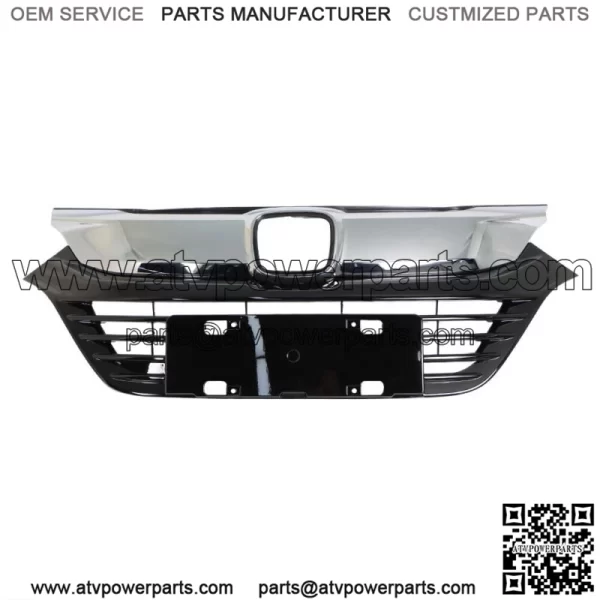 Fit For 2019 2020 2021 Honda HRV HR-V Front Bumper Grille Chrome Black HO1200240 - Image 2