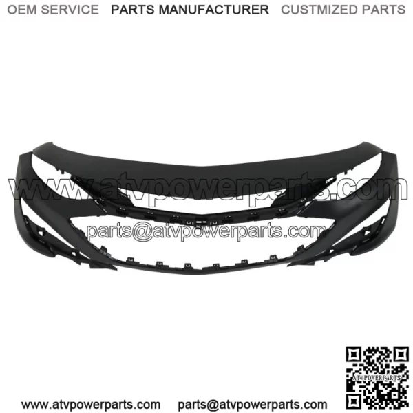 Unpainted Plastic Front Bumper Cover Fit For 2019 2020 2021 Chevy Malibu