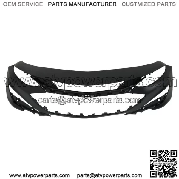 Unpainted Plastic Front Bumper Cover Fit For 2019 2020 2021 Chevy Malibu - Image 2