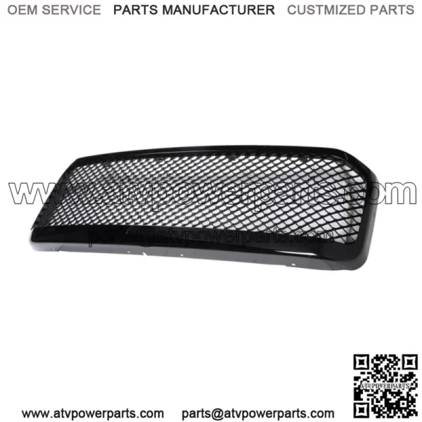 For Ford F250 F350 1999-2004 Black Honeycomb Mesh Front Upper Grille Glossy