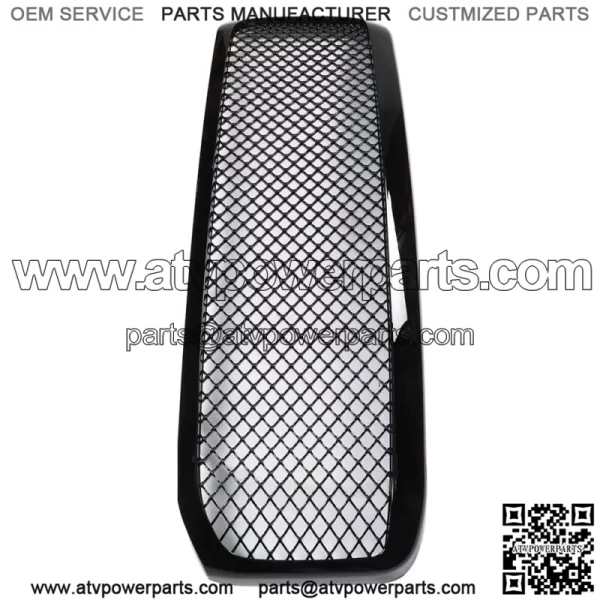 For Ford F250 F350 1999-2004 Black Honeycomb Mesh Front Upper Grille Glossy - Image 2