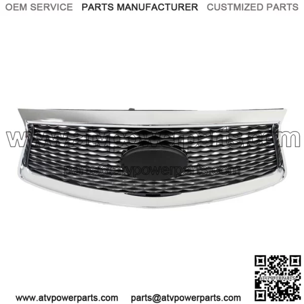 Front Bumper Upper Grille With Camera Option For Infiniti QX60 2016-2020 - Image 3