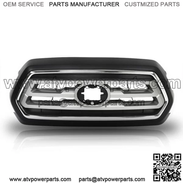 Front Bumper Grille Matte Black Fit For 2016-2020 2021 Toyota Tacoma 53101-04080