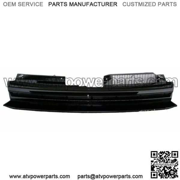 For Vw Golf MK6 2010 2011 2012 2013 Front Black Bumper Grille W/O Logo Base