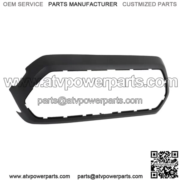Front Upper Grille Outer Frame Surround Matte Black For 2016-2022 Toyota Tacoma - Image 3
