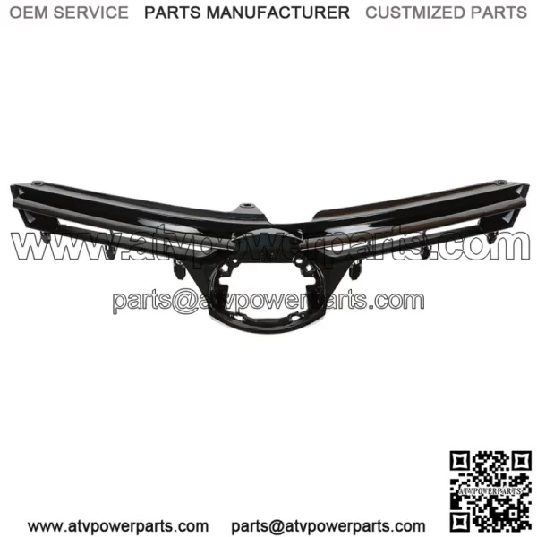 For Toyota Corolla LE XLE 2017-2019 Front Upper Bumper Grille Glossy Black Grill - Image 3