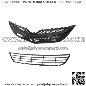 For Toyota Yaris Sedan 2007 2008 Front Bumper Upper&Lower Grille Assembly Set