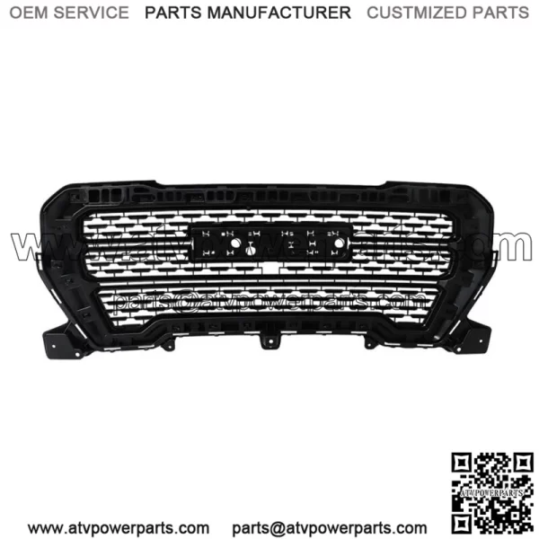 For 2019 2020 2021 GMC Sierra 1500 Front Lower Bumper Filler & Upper Grille