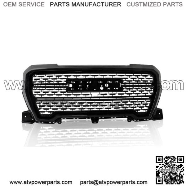 For 2019 2020 2021 GMC Sierra 1500 Front Lower Bumper Filler & Upper Grille - Image 3