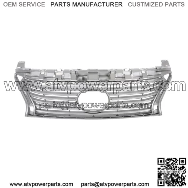 For Lex ES350 ES300h 2013 2014 2015 Front Upper Bumper Grille Silver LX1200146