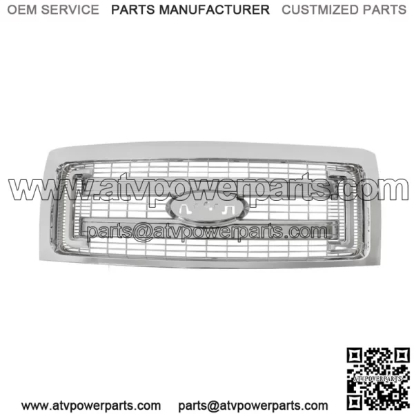 For 2009-2014 Ford F-150 Front Bumper Chrome Grille Grill Trim DL3Z-8200-DA