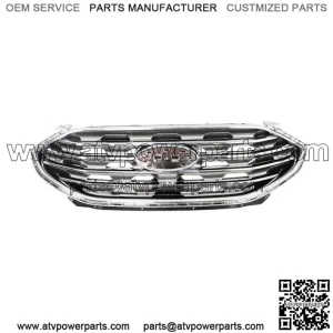 Front Upper Bumper Grille Chrome For 2019-2022 Ford Edge KT4B-8200-AK