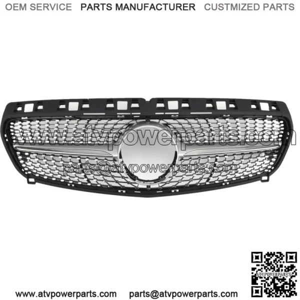 For 2013 2014-2016 Mercedes Benz R117 W117 Cla250 Front Bumper Grille Grill - Image 2