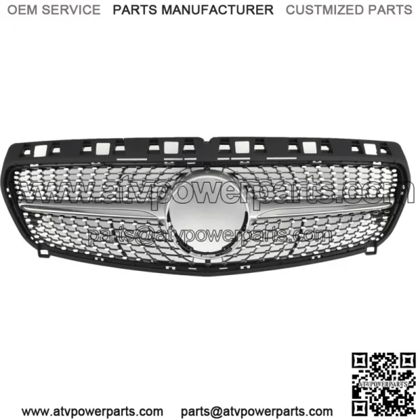 For 2013 2014-2016 Mercedes Benz R117 W117 Cla250 Front Bumper Grille Grill - Image 3