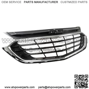 Fit For Chevy Equinox 2018 2019 2020  Front Upper Grille Chrome And Black