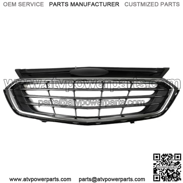 Fit For 2018 2019 Chevy Equinox Front Bumper Cover Assembly + Front Upper Grille - Image 2