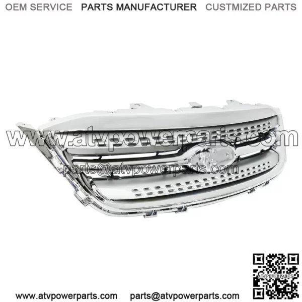 Chrome Front Bumper Upper Grille For 2010-12 Ford Taur Limited SE SEL