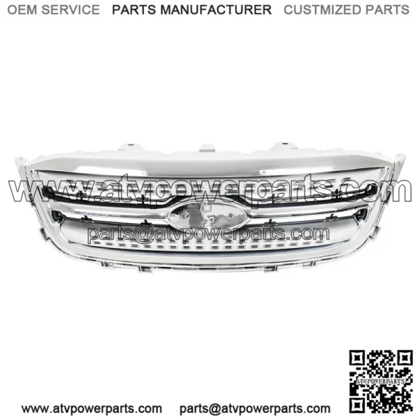 Chrome Front Bumper Upper Grille For 2010-12 Ford Taur Limited SE SEL - Image 2