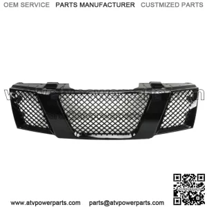 For 2005-2008 Nissan Frontier Black Mesh Front Hood Bumper Upper Grill