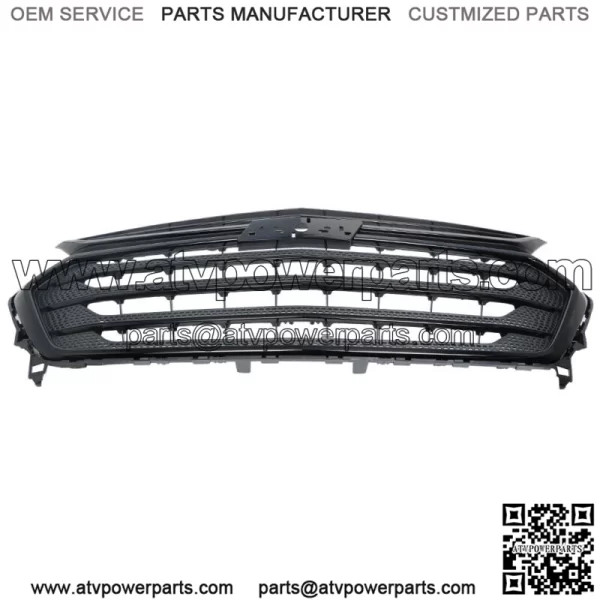 For 2018 2019 2020 2021 Chevrolet Traverse Front Upper Grille 84924280 Black - Image 2