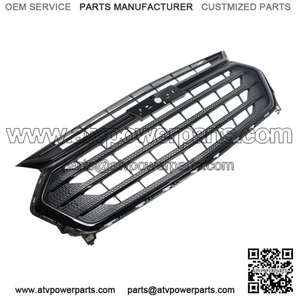 For 2018 2019 2020 2021 Chevrolet Traverse Front Upper Grille 84924280 Black - Image 3