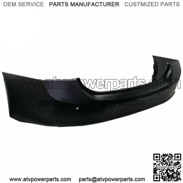 For 2016 2017 2018 Chevy Malibu With Park & Parallel Rear Bumper Cover Primered - Image 2